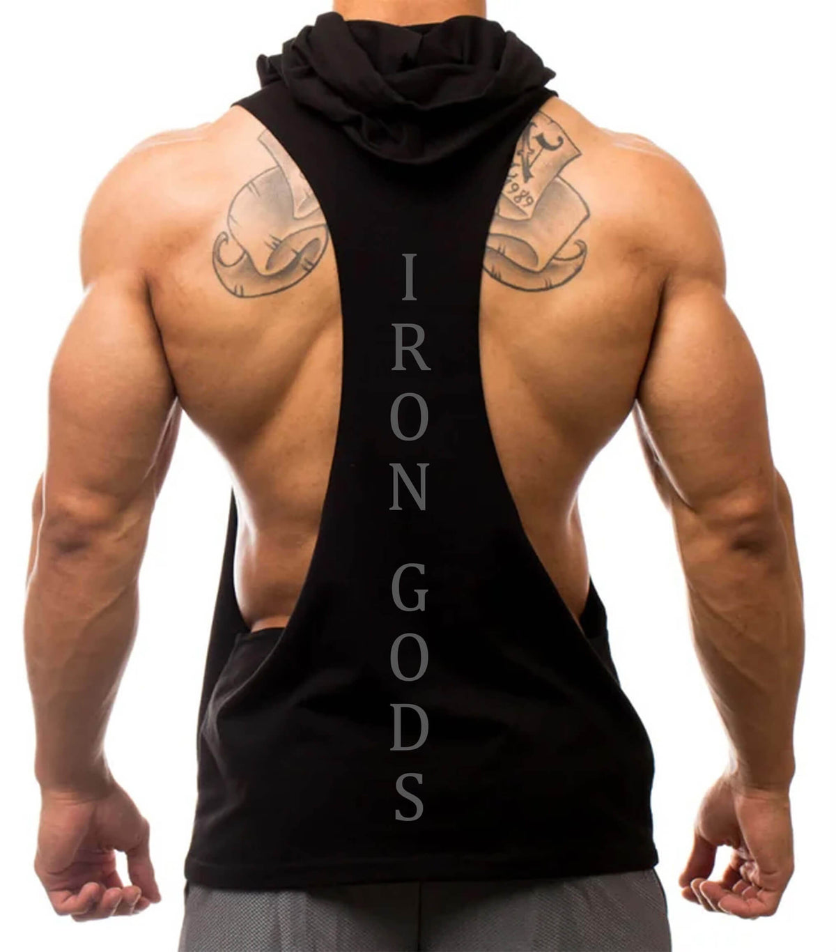 Iron Gods Stringer Tank Workout Hoodie
