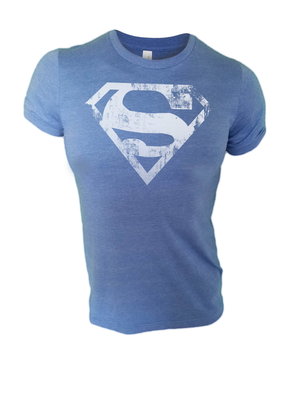 Man Of Steel Distressed Logo Workout T-Shirt