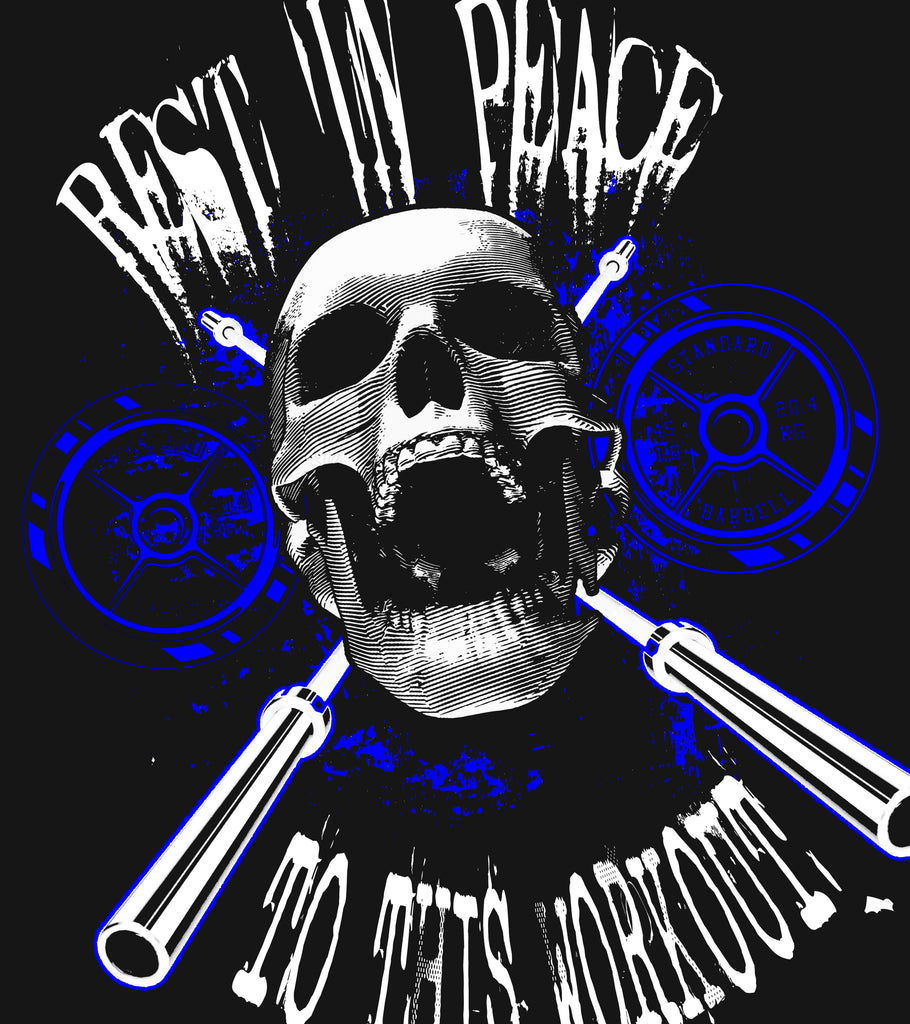 Iron Gods R.I.P. Workout Black T-Shirt