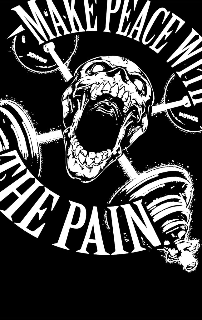 Iron Gods Make Peace With The Pain Workout Hoodie