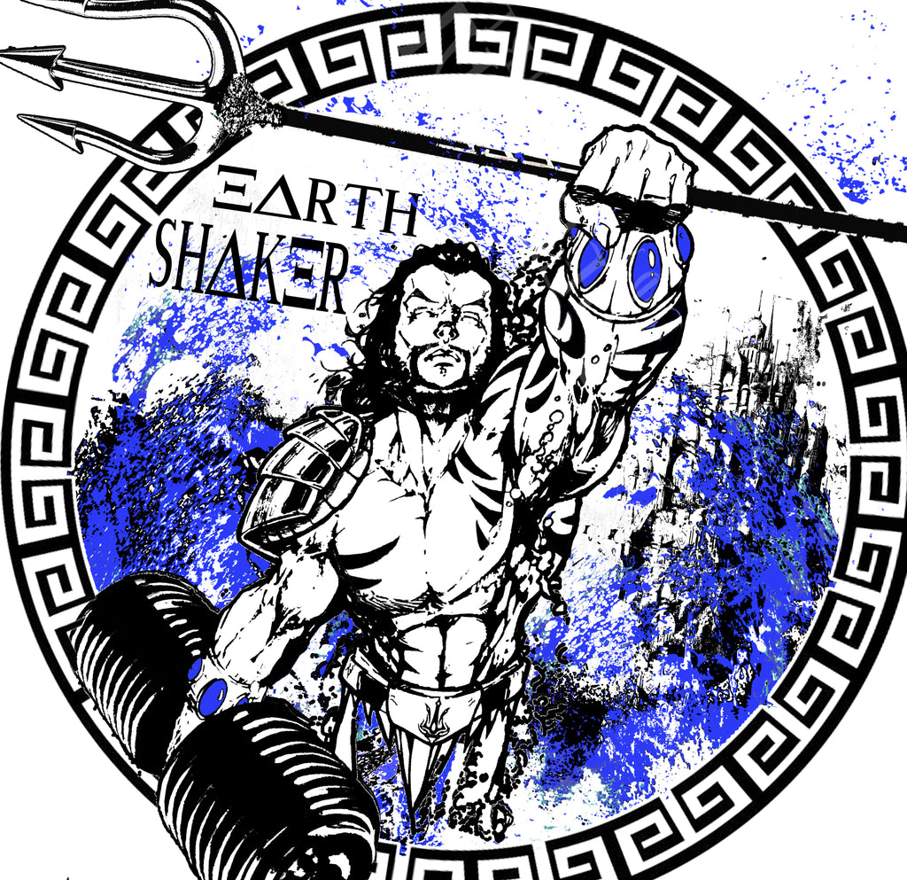 Iron Gods Titan Series Workout T-Shirt | Poseidon Logo