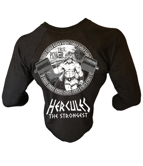 Iron Gods Titan Series Black Workout T-Shirt | Hercules Men's Gym Clothing Apparel