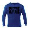 Iron Gods SWOLE Workout Hoodie Blue Men's Gym Clothing Activewear